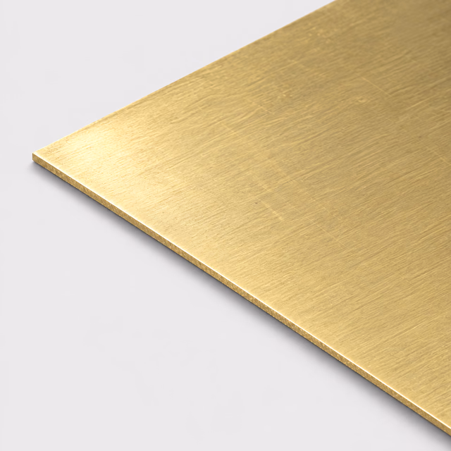 Illustrative brass sheet profile