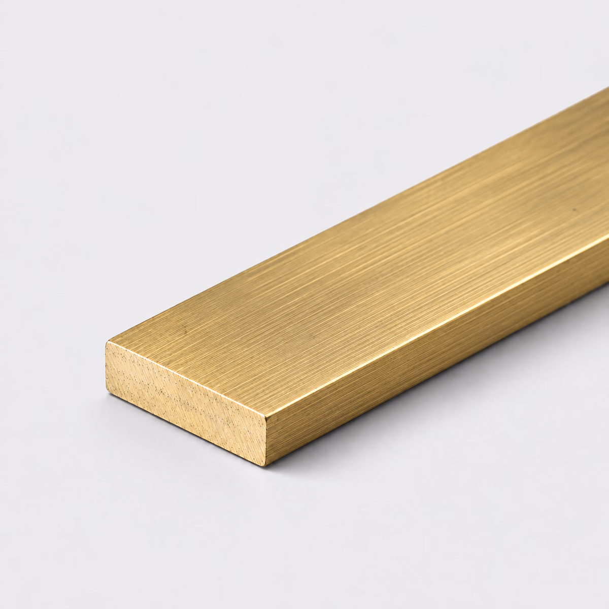 Illustrative Brass Flat Bar