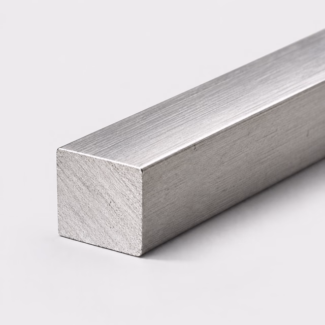 Illustrative stainless steel square bar profile