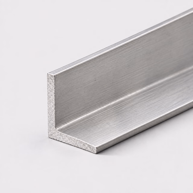Illustrative stainless steel angle profile