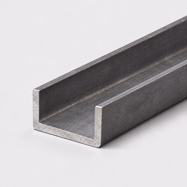Illustrative carbon steel channel profile